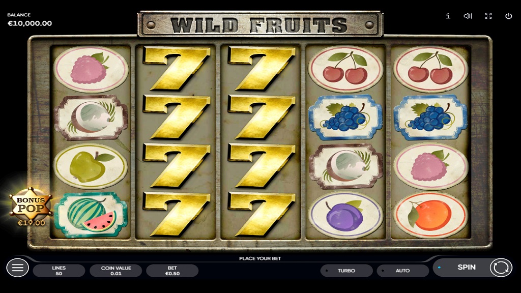 Wild fruits slot