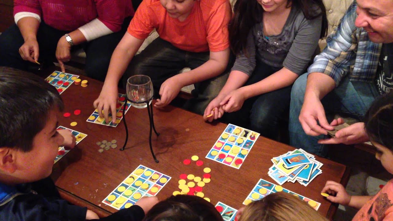 Juego de loteria familiar
